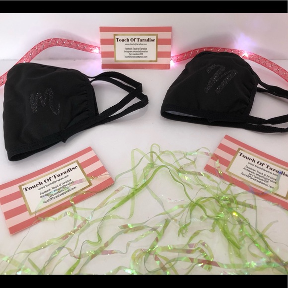 Monogram Initial Face Mask - Picture 6 of 11